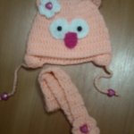 Шапочки и шарфики для кукол.