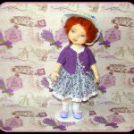 Моя новая текстильная девочка Асенька