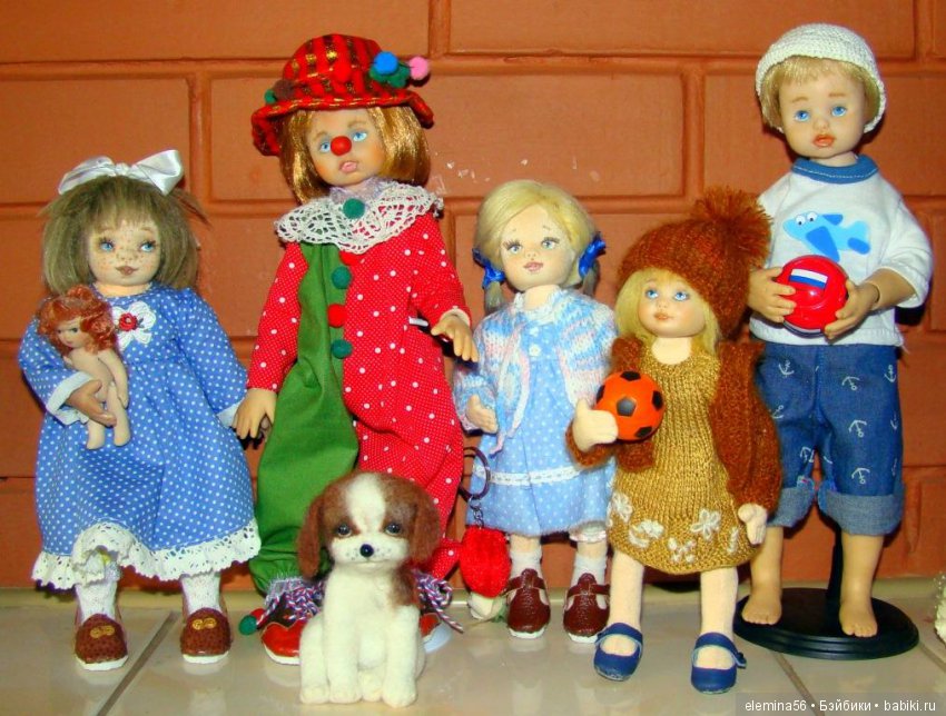 Ребята с нашего двора — Лепка авторских кукол: полимерная глина