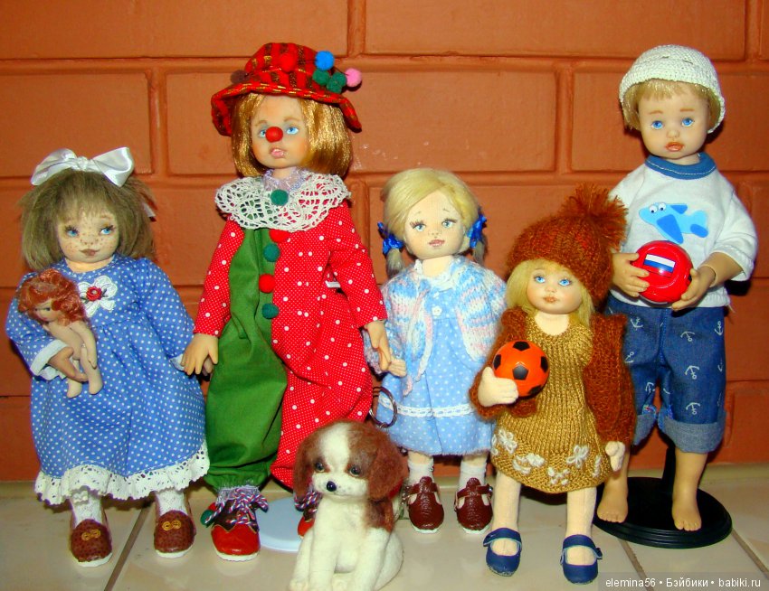 Ребята с нашего двора — Лепка авторских кукол: полимерная глина