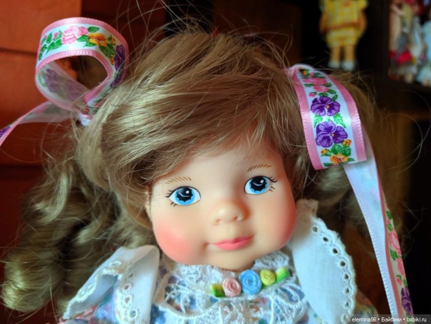 Нежная малышка Робин Вудс для Madame Alexander, серия Let's Play Dolls (фото 2)