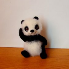 Войлочная игрушка "Веселая Панда"