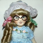 Интерьерная текстильная кукла Алиса