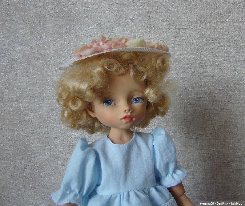 Сестренки Татьяна и Оленька, интерьерные куклы (фото 9)