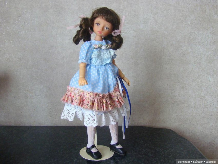 Сестренки Татьяна и Оленька, интерьерные куклы (фото 4)