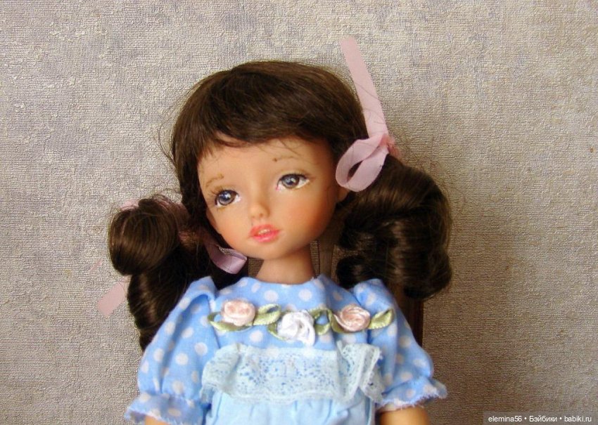 Сестренки Татьяна и Оленька, интерьерные куклы (фото 6)