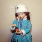Интерьерная кукла: Боярышня- Снегурочка