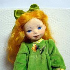 Интерьерная кукла: Текстильная кукла Оленька