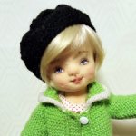 Наташенька, текстильная шарнирная кукла.