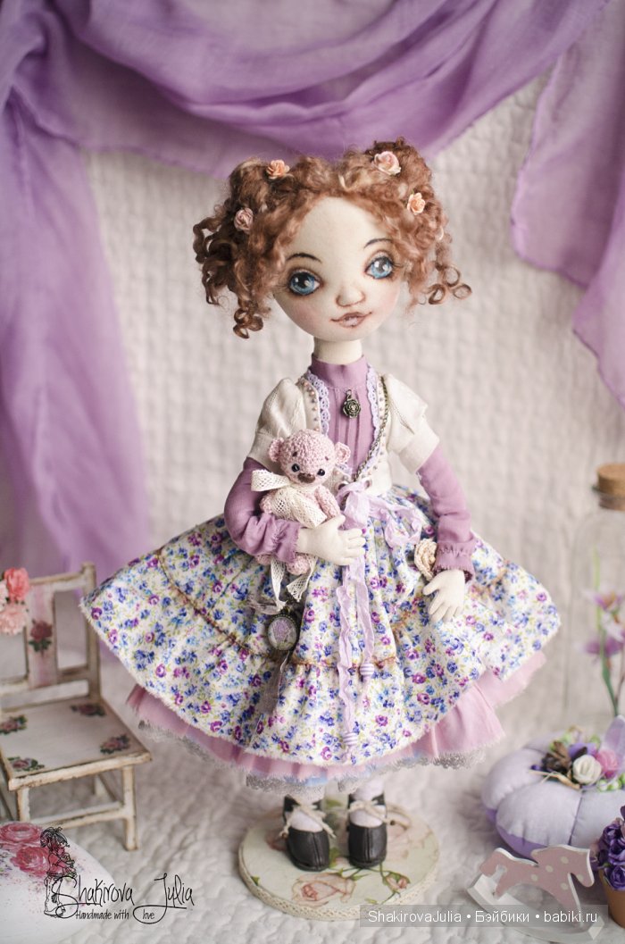 Мои текстильные авторские куклы, красавицы (фото 6)