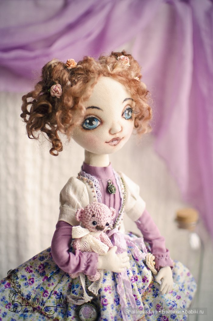 Мои текстильные авторские куклы, красавицы (фото 7)