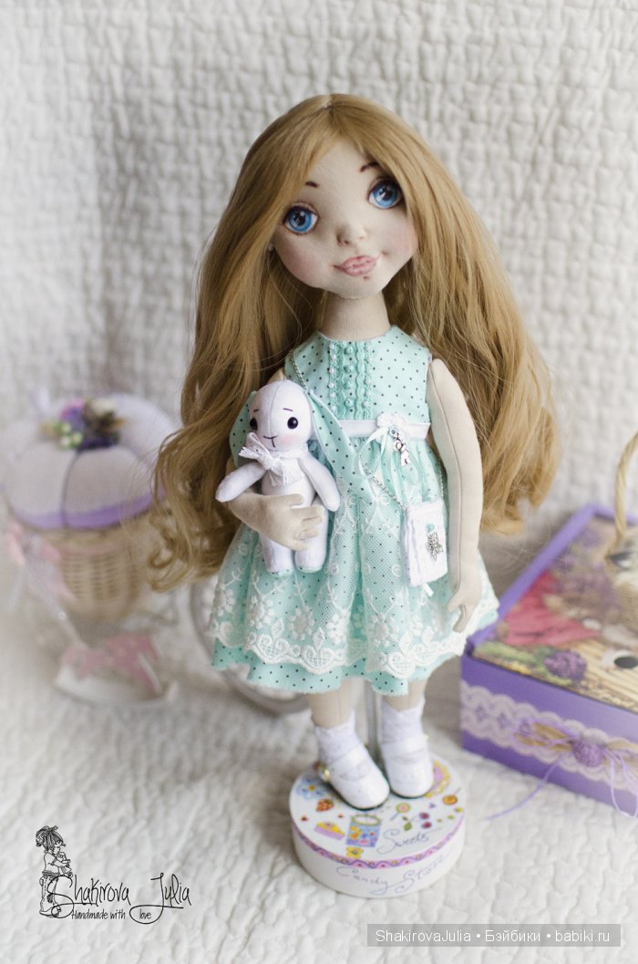 Мои текстильные авторские куклы, красавицы (фото 9)