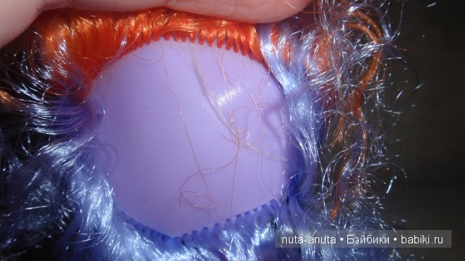 Моя Эсфирь. Перепрошивка волос куклы (фото 2)