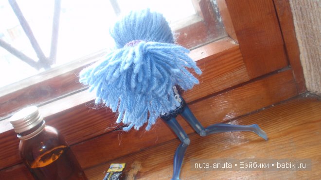 Моя Эсфирь. Перепрошивка волос куклы