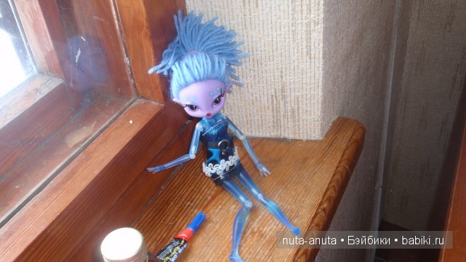 Моя Эсфирь. Перепрошивка волос куклы