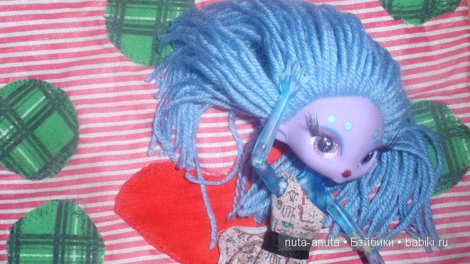 Моя Эсфирь. Перепрошивка волос куклы (фото 6)