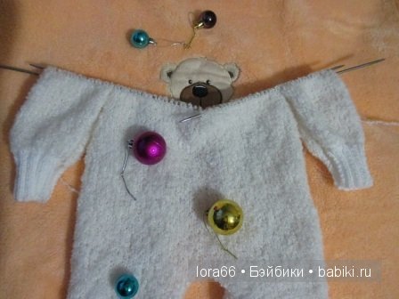 Мастер-класс "Овечка" — Вязание одежды для кукол: бесплатные схемы спицами и крючком (фото 8)