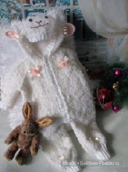 Мастер-класс "Овечка" — Вязание одежды для кукол: бесплатные схемы спицами и крючком (фото 10)