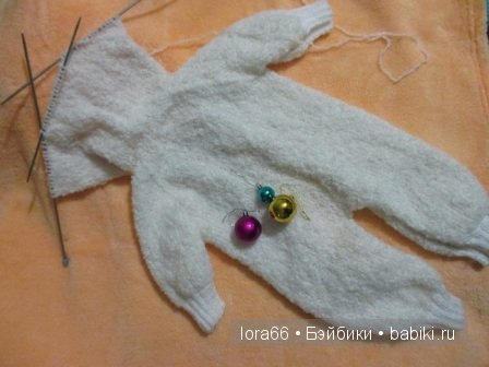 Мастер-класс "Овечка" — Вязание одежды для кукол: бесплатные схемы спицами и крючком (фото 9)