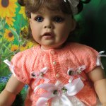 " Цветущая Яблонька"- моя новая работа ( для малышек Lee Middleton ,реборн и всеx подобныx малышек-очаровашек)