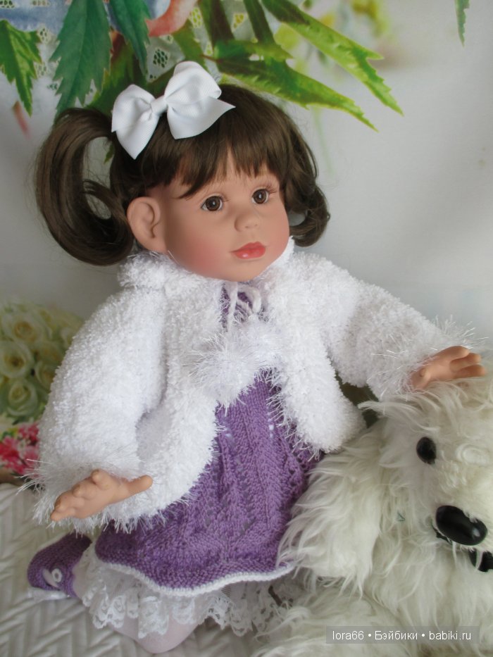 Очень славная девочка гостит у нас