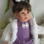 Очень славная девочка гостит у нас