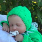 Комплект вязаный «Бантики»