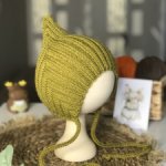 Шапочка-Эльфёнок на объем 34-38 см