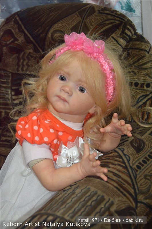 Златовласка реборн — Куклы Реборн (Reborn): работы мастеров (фото 6)
