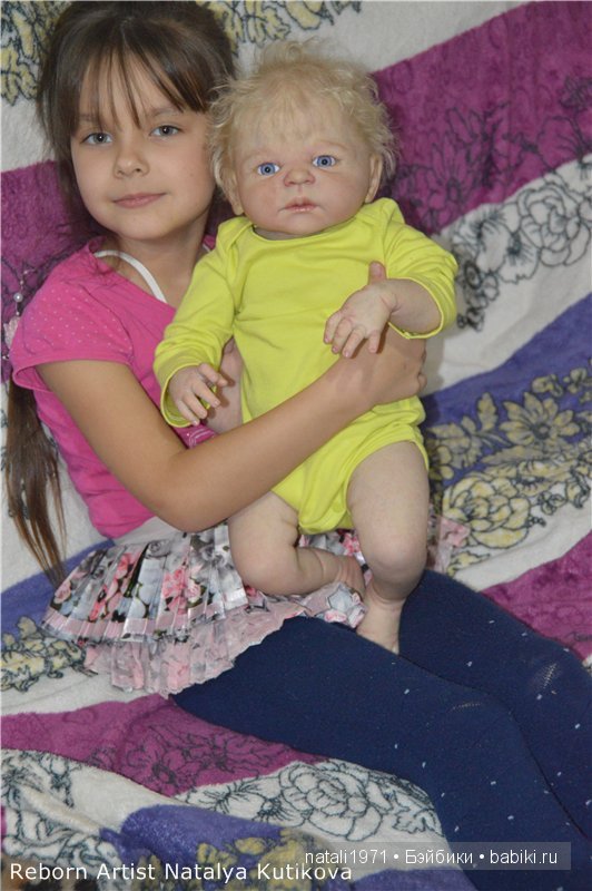 Кукла реборн Витенька или Мальчик Одуванчик