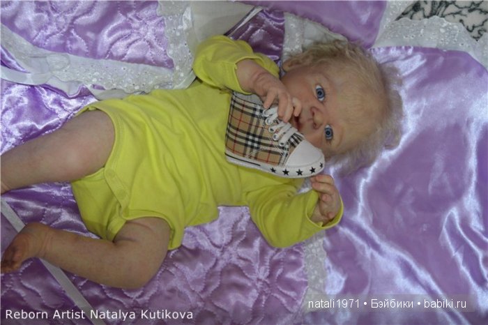 Кукла реборн Витенька или Мальчик Одуванчик (фото 5)