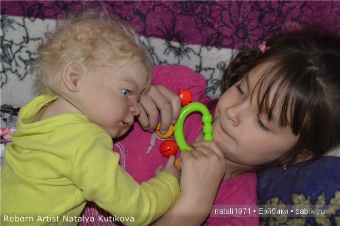 Кукла реборн Витенька или Мальчик Одуванчик