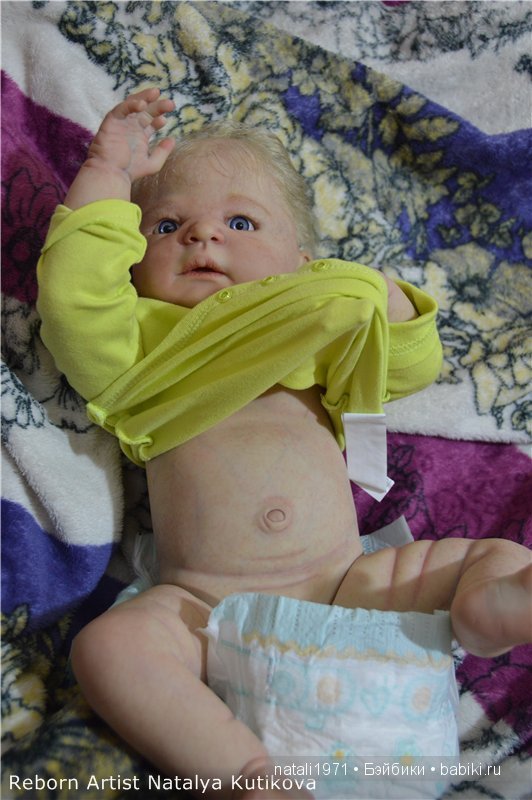 Кукла реборн Витенька или Мальчик Одуванчик (фото 3)