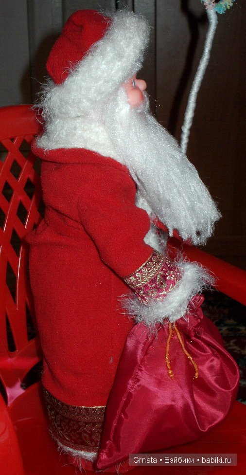Дед Мороз из маски своими руками