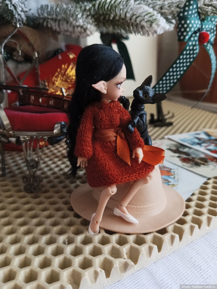 Пикси, скрипка и любовь — Домашние фото авторских кукол: личные коллекции (фото 3)