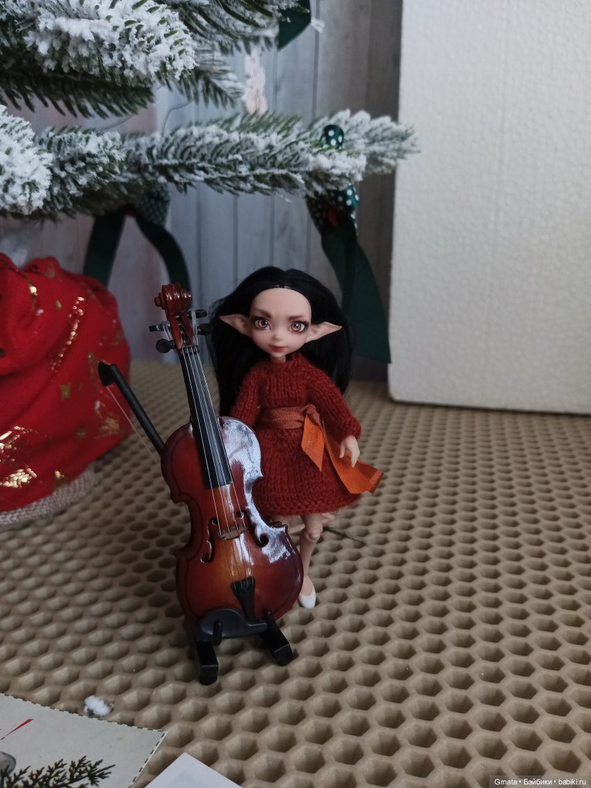 Пикси, скрипка и любовь — Домашние фото авторских кукол: личные коллекции (фото 6)