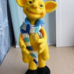 Авторские игрушки валянием Тиграш и Хтоет