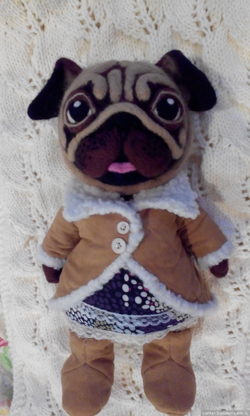 мои "вытворюшки" кукло-собака Булька