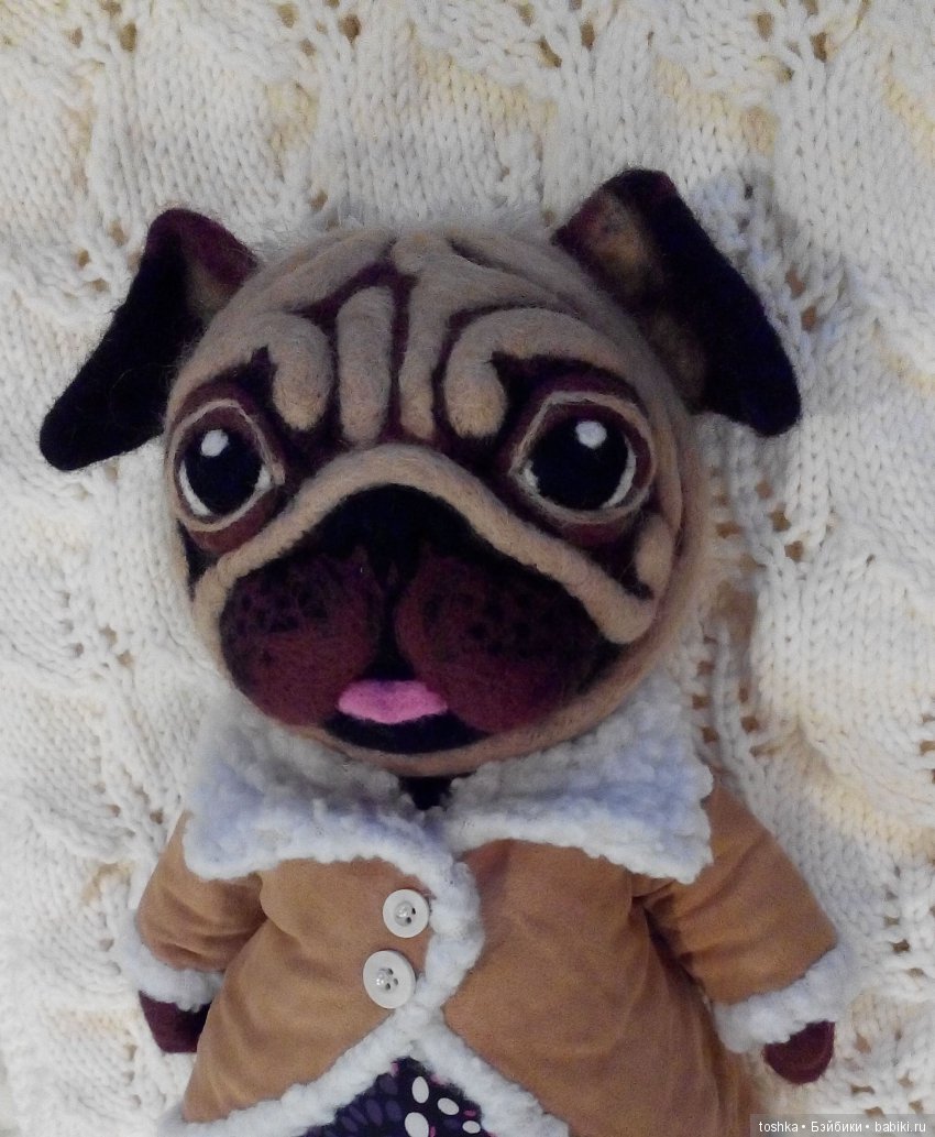 мои "вытворюшки" кукло-собака Булька