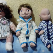 Мои авторские Пучеглазики, мягкие текстильные человечки