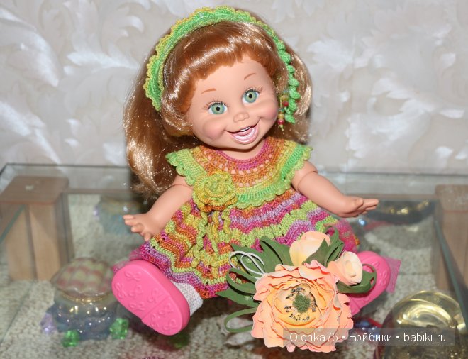Наташкина радость! Galoob Baby Face doll (фото 5)