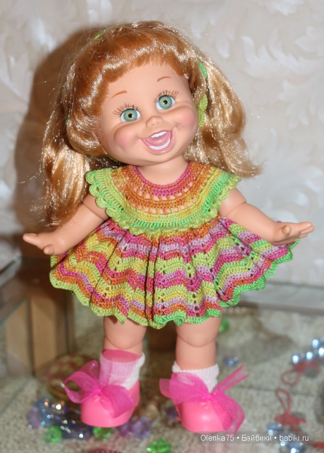 Наташкина радость! Galoob Baby Face doll (фото 3)