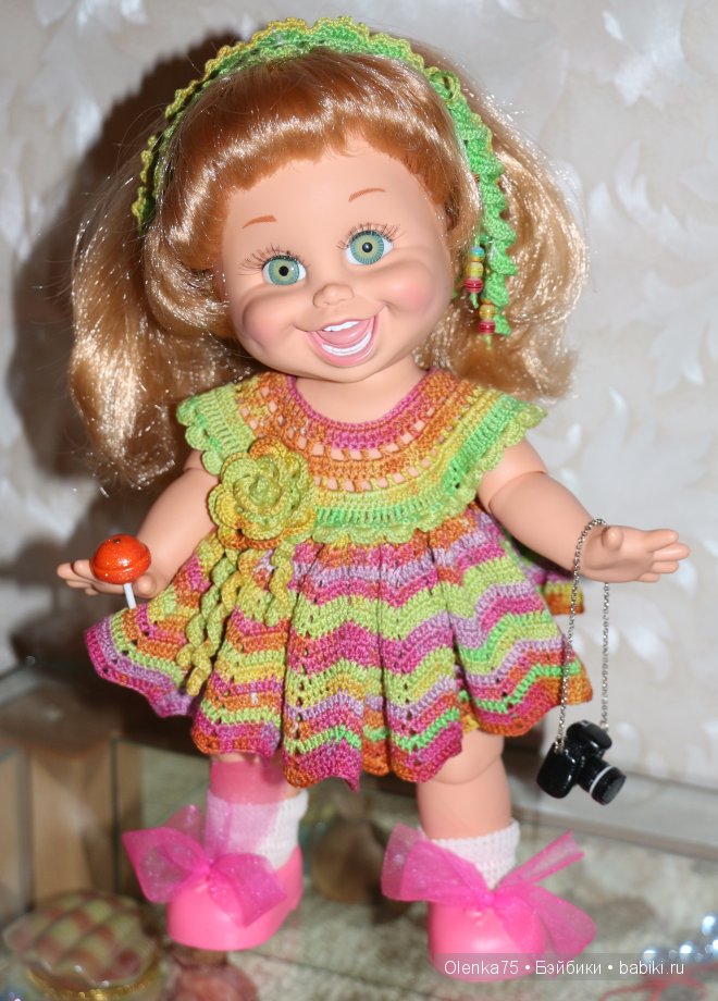 Наташкина радость! Galoob Baby Face doll (фото 6)