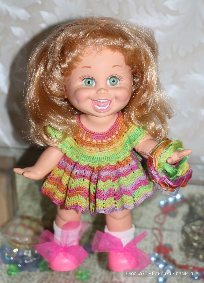 Наташкина радость! Galoob Baby Face doll (фото 2)