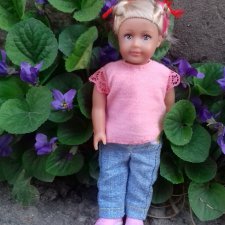 American girl mini встречают весну