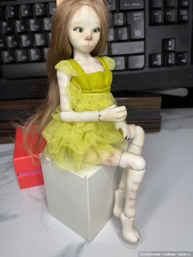 Вредная кошка — Домашние фото авторских кукол: личные коллекции