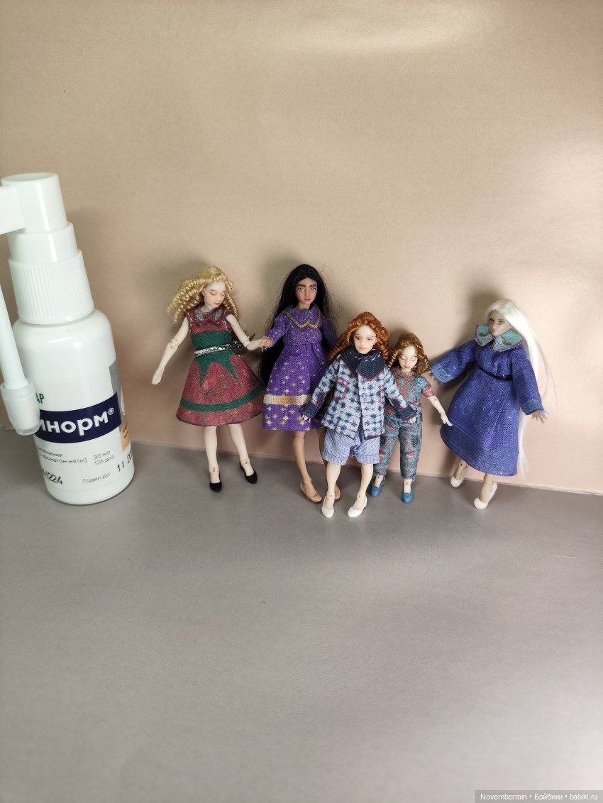 Реальные размеры куколок