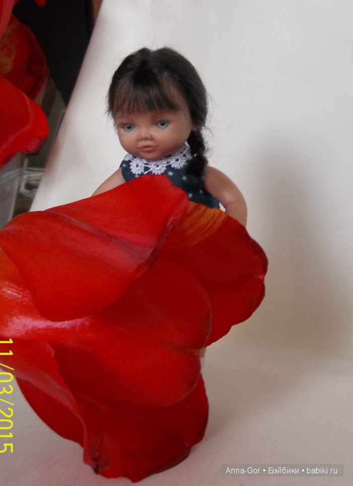 Девочка-Дюймовочка. Авторская кукла Горчаковской Анны (фото 7)
