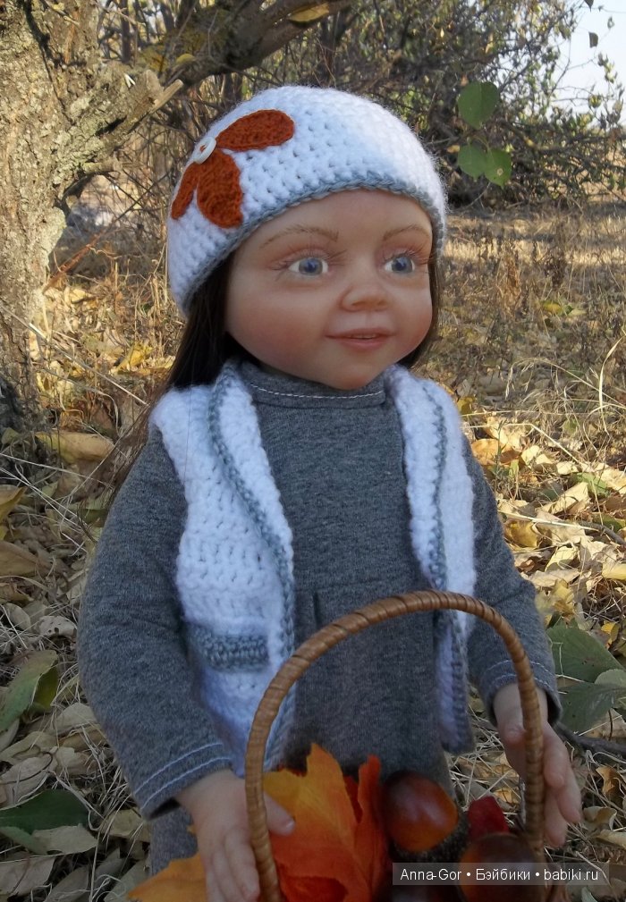 Осенняя девочка, авторская кукла Рита (фото 5)