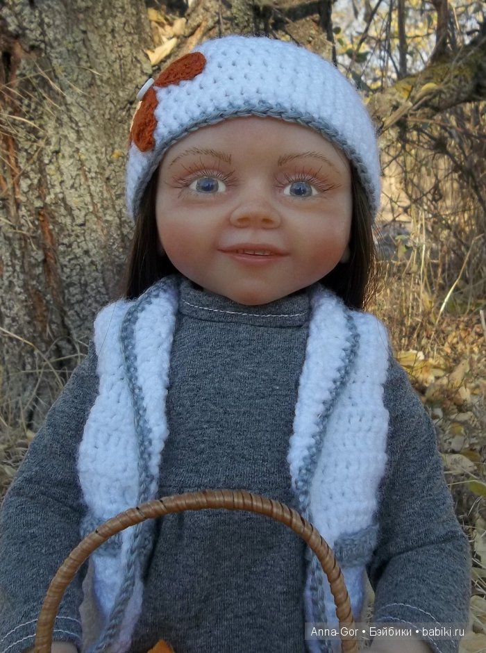 Осенняя девочка, авторская кукла Рита (фото 4)